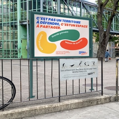 affichage extérieur