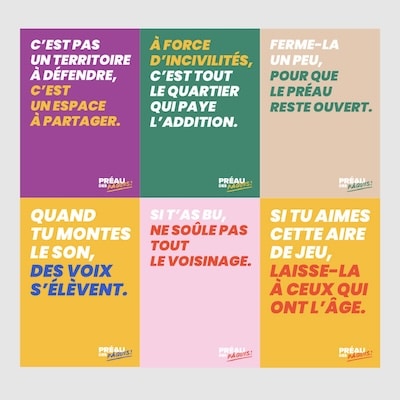 6 exemples d'affiches murales avec message de sensibilisation